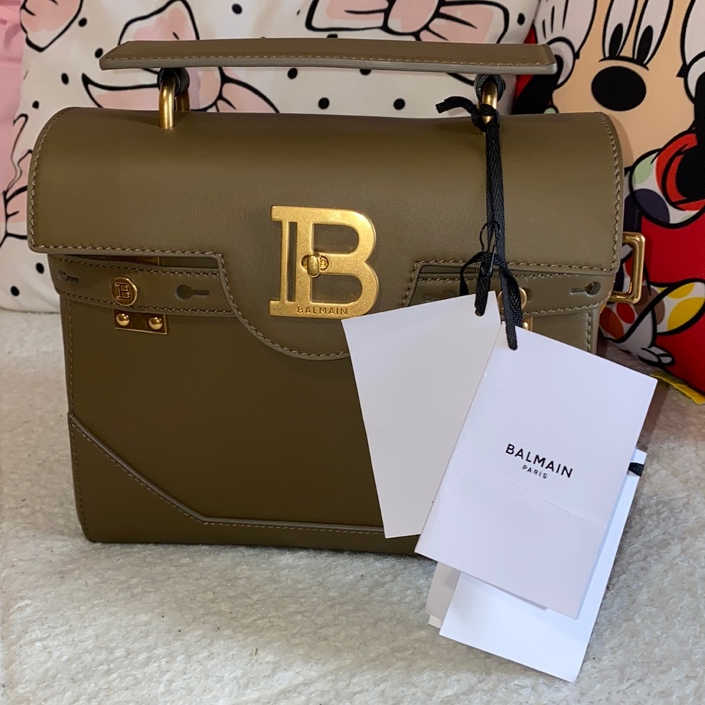 Authentic *FINAL PRICE* Balmain B-Buzz 23 Khaki Bag